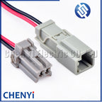 2 Pin Auto Trunk Car Lock Electronic Connector Wiring Harness Plug 6098-0239 6098-0240 with wire or with Pin For Honda Nissan