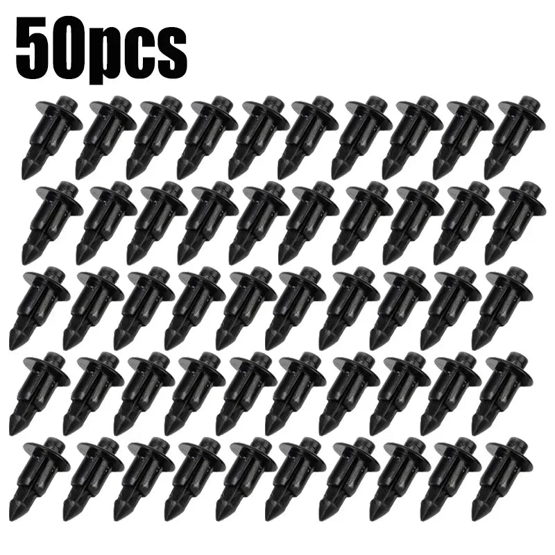 Motorcycle Plastic Rivets Fairing Clips Push Pin Expansion Fastener Retainer for Cowl Trim Panel Yamaha Kawasaki Suzuki Honda