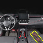Universal Car Mouldings Trim Pu Leather Braid Decorative Line Strip For Door Dashboard Sticker Car Interior DIY Strips New Style
