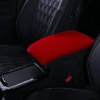 Imitation Rabbit Plush Car Armrest Box Mat Interior Center Armrest Box Cover Handhold Cover Mat Protection Mat Accessories Tools