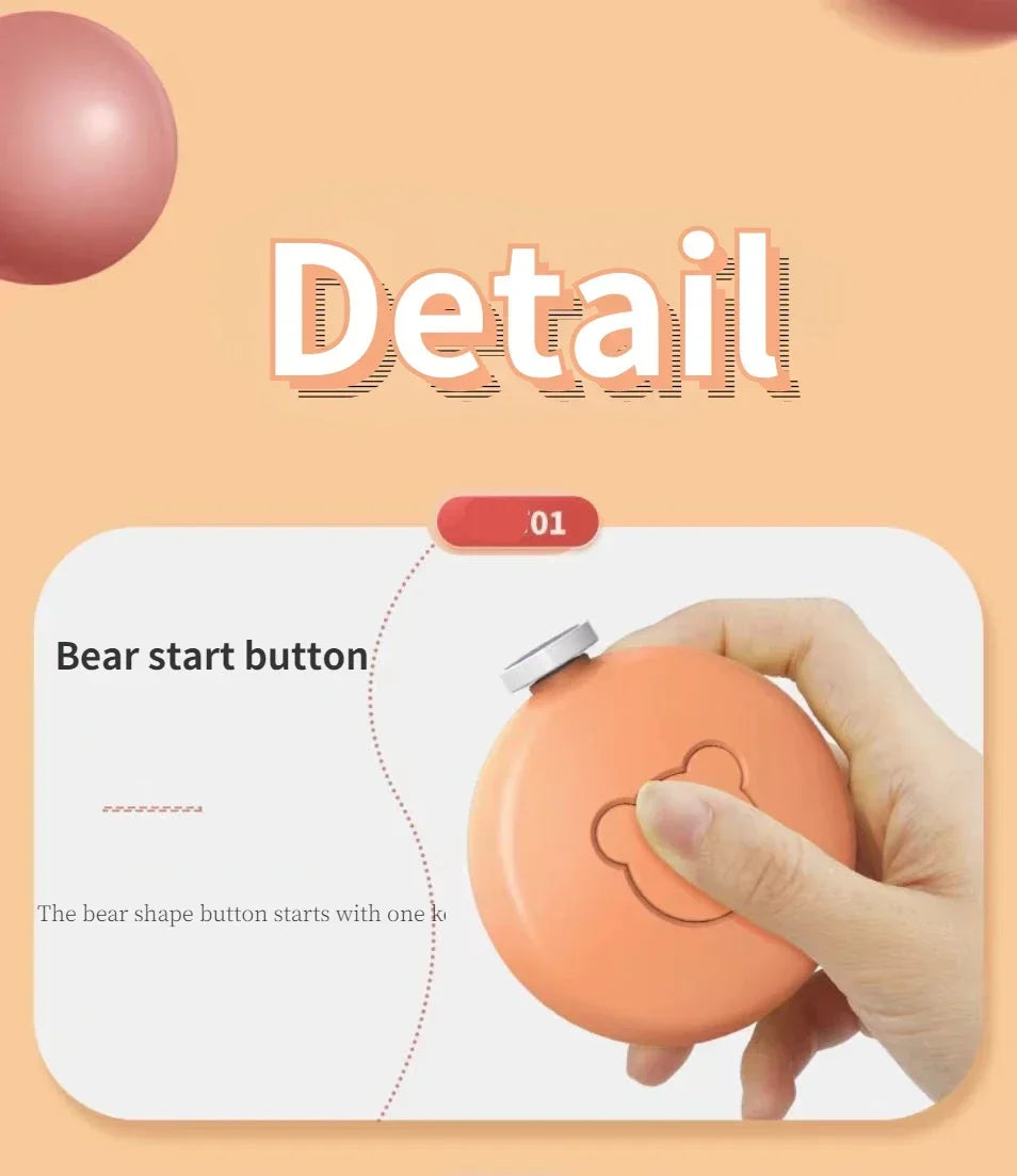 Electric Nail Grinder for Babies And Kids Home Use Polishing Set Nail Clippers Kit for Children Amagi