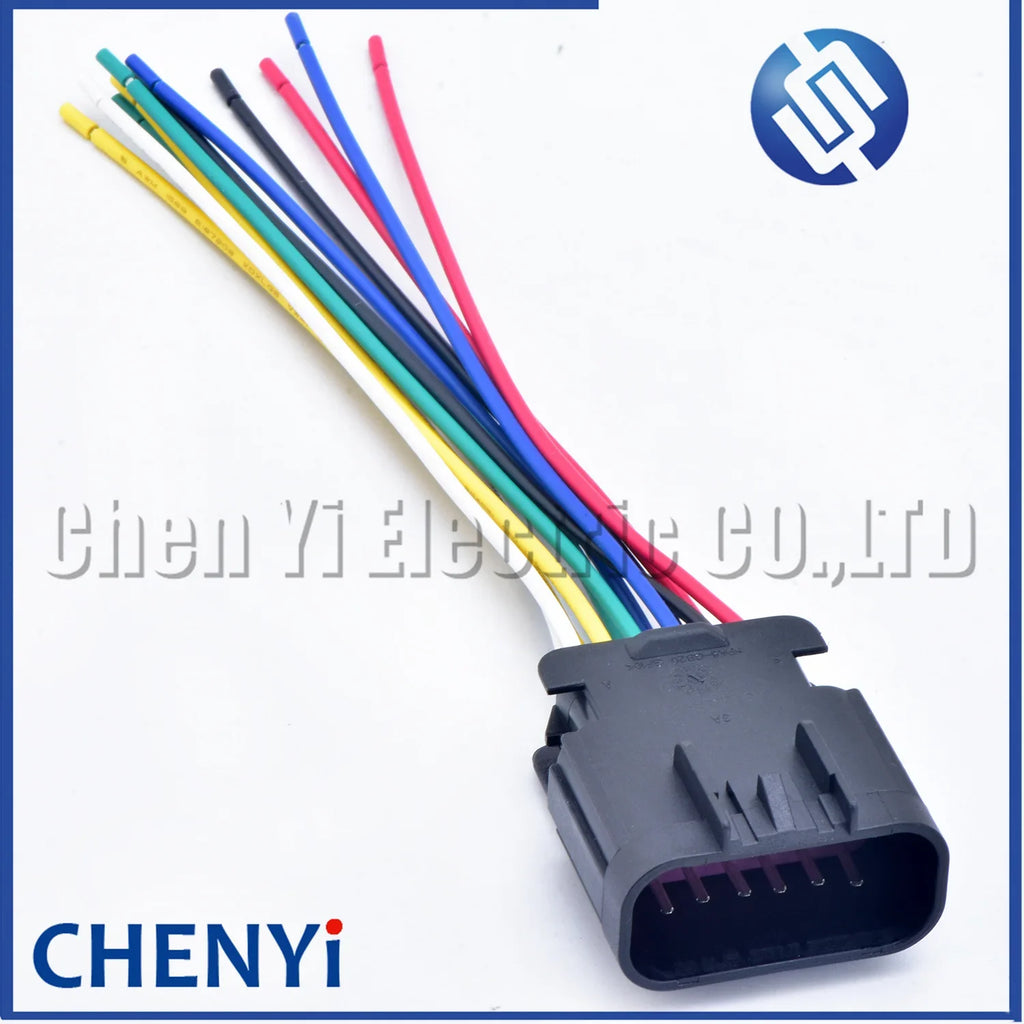 12 Pin/way Automobile waterproof connector Front Lamp Headlight Wire harness plug 15326849 15326854 For Roewe I5 MG5 MG 5