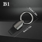 Car Key Chain Pendant Men And Women Personality Creative High-end Simple Waist Hanging Car Chain Ring Pendant Anti-scratch Wear