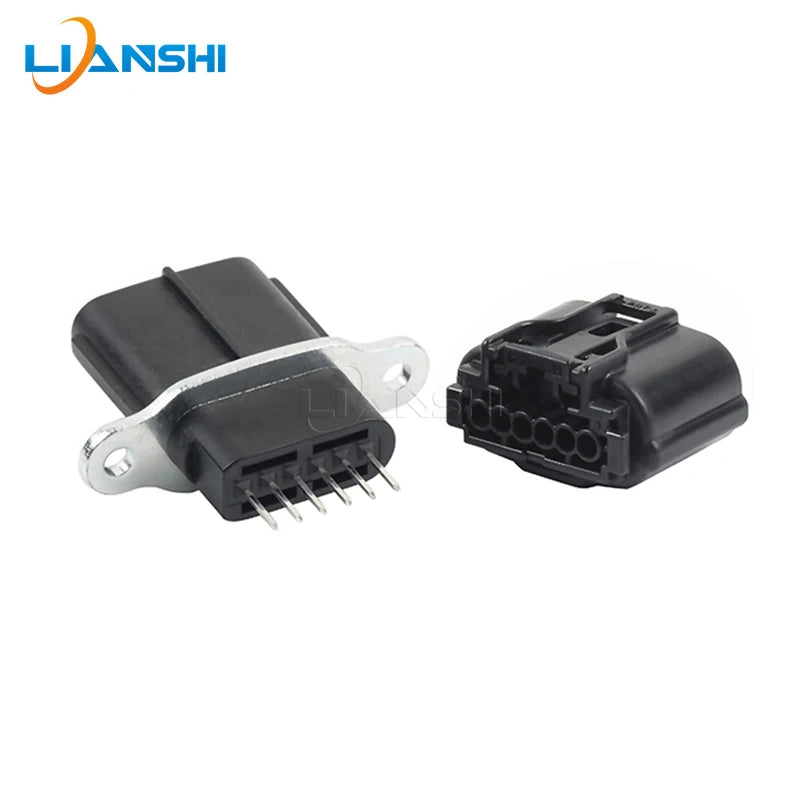 DJ7062YA-0.6-10/21 Car electric air conditioning pump 6-hole plug connector reverse probe connector