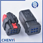 1 set 6 Pin 1.5mm Series male female Auto Waterproof Connector Camshaft Sensor Plug 776434-1 776433-1 For Carter Excavator