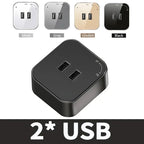 Power Track Home Appliances Universal Socket Electric Plug Adapter With USB,Wall Mount Power Strip with Removable Outlet Adapter