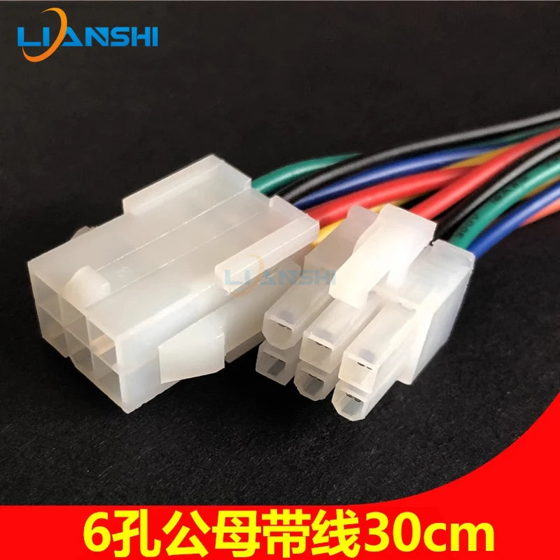 Computer and car connectors: 8p male and female butt plugs, 6p air connectors, 12p wiring harness terminals, 4.2mm pitch
