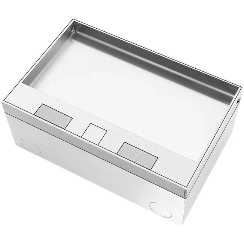 Hidden Inlaid Floor Socket: Ultra-thin Design with Built-in Multiple Power EU FR UN US AC Power Outlets and USB Charging Port