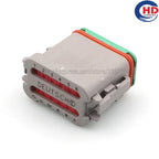 12pin auto waterproof electric plastic wire harness connector DT06-12SA-CE05