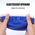 5-10inches Car Waxing Sleeves Microfiber Polisher Lint-free Cloth Covers Polishing Hood Car Paint Care Cleaning Maintenance Tool