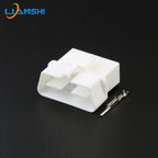 Applicable to automotive diagnostic seat OBD interface plug 16 holes connecting plug rubber shell sheath with terminal 179631-1