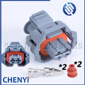 2 Pin Automobile Throttle thermostat Connector Fuel Spray Nozzle Socket Car Fuel Injector plug 1928403920 1928404213