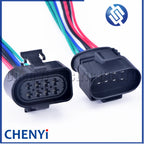 8 Pin Automotive Waterproof Connectors Car Oil Nozzle Throttle Parking Heater Wiring Harness Plug 3A0973834 3A0973734