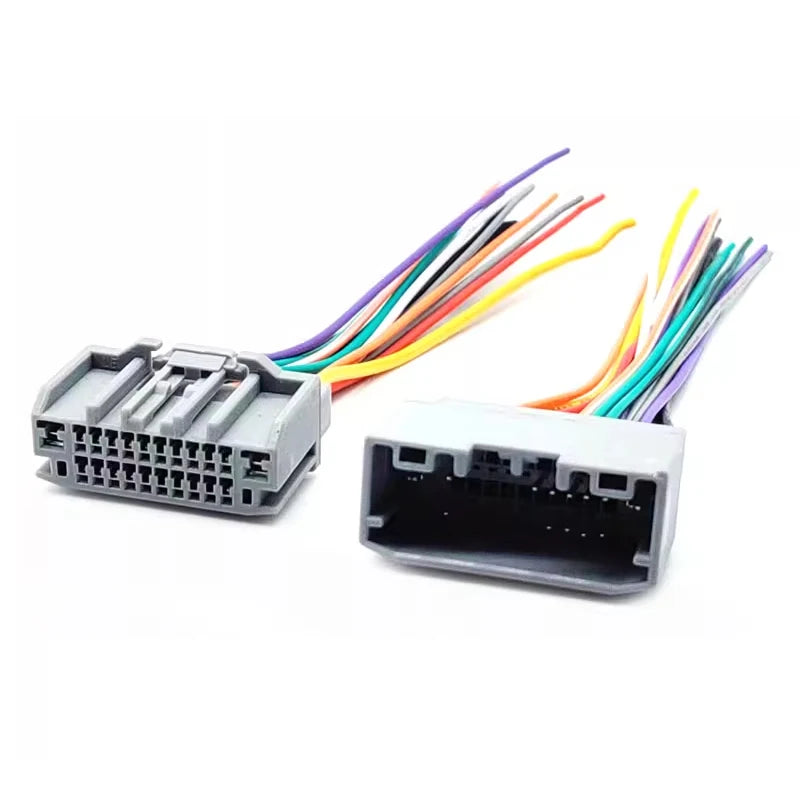 Suitable for Jeep Wrangler Guide Grand Cherokee Coolbo Coolway original car CD power, speaker plug and cable harness