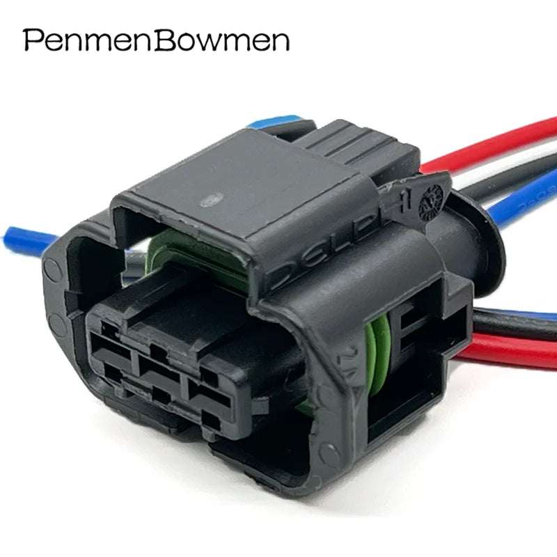 1 Set 3 Pin 3.5mm Auto Waterproof Electrical Cable Connectors Wire Harness Plug Socket Plastic Housing 15397338