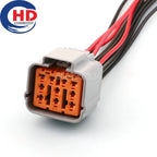 6195-0167 6195-0164 10 Pin Connector Waterproof 2mm Series Male Female Connectors Motorcycle Electrical Harnesses Wiring Harness
