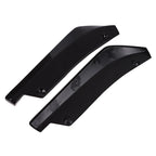 1Pair Carbon Fiber Winglets Side Skirt Extension Car Front Rear Bumper Strip Lip Spoiler Diffuser Splitter Scratch Protector