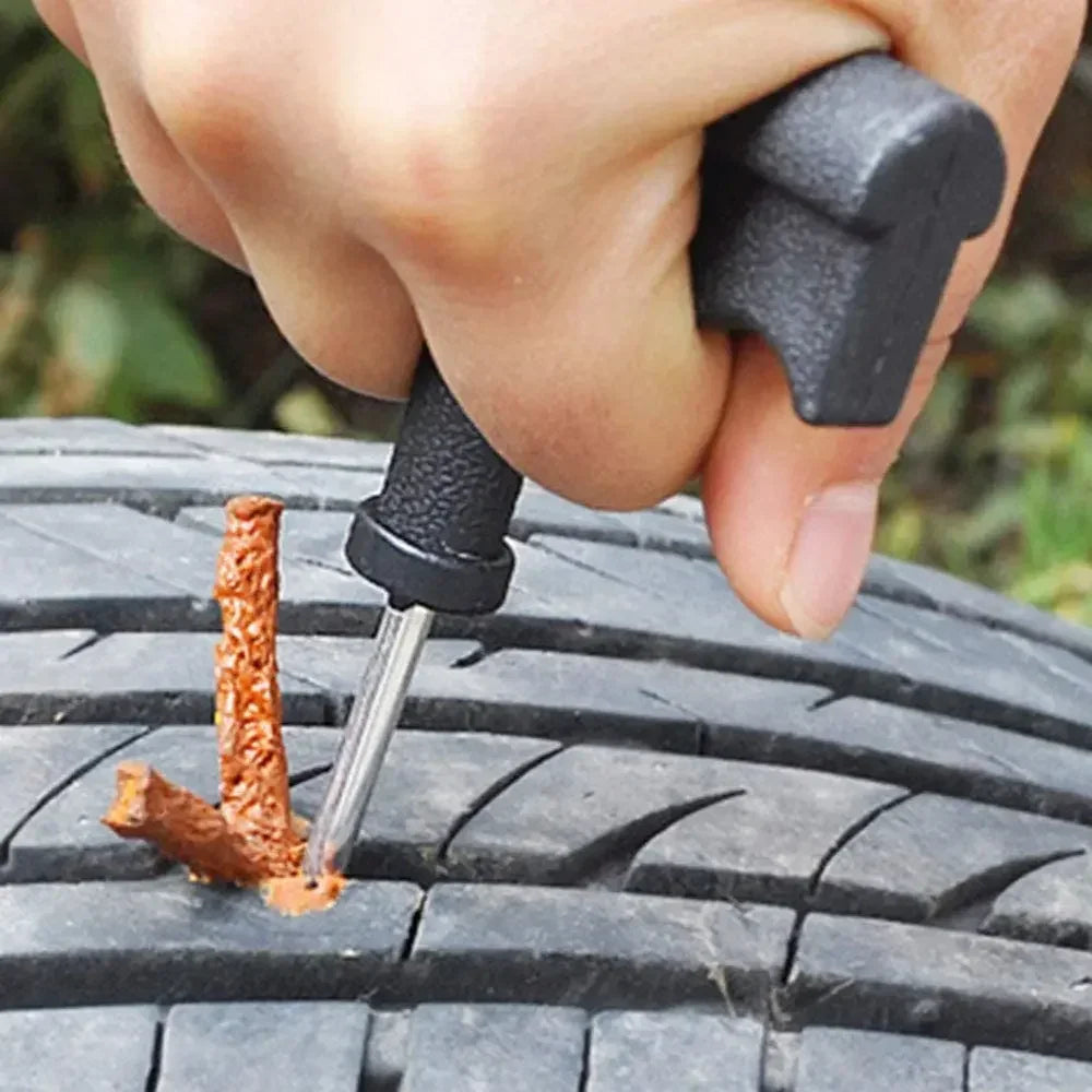 5-50pcs Car Tire Repair Strip Motorcycle Tubeless Tyre Wheels Puncture Plug Seal Tape Repair Tools Auto Vacuum Tire Rubber Strip