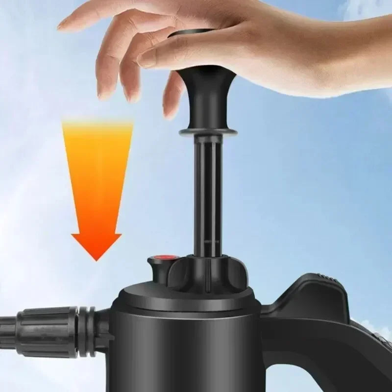High Pressure 2L Household Car Dual-use Cleaning Foam Spray Pot Acid Alkali Resistant Large Capacity Glass Spray Pot Fan Amagi