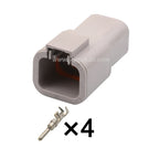 1 set cable wire harness connector housing plug connector DTP04-4P ATP04-4P DTP06-4S ATP06-4S DTP06-2S DTP04-2P