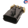 3pin auto waterproof   electric   plastic  wire   harness   connector 15300003 12040977