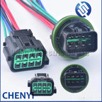 8 Pin Automotive headlight Harness plug auto waterproof connector socket HP066-08021 GL211-08021 for K2 K3 K5 Sonata MISTRA