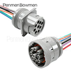 1 Set 9 Pin Car New Connector Diagnostic Tool Circular Electrical Cable Connectors Wire Harness Plug HD16-9-96S HD10-9-96P