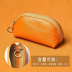 Car Leather Key Holder Minimalist Keychain Case Wallet Key Storage Case Protector Large-capacity Multifunctional Key Pouch Amagi
