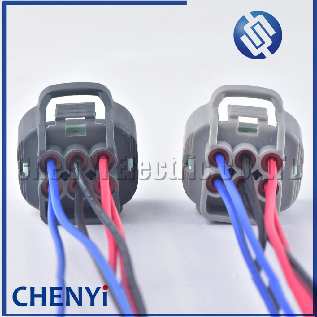 6 Pin waterproof headlamp plug Accelerator Throttle Pedal Connector 7282-7064-40 7283-7064-40 90980-10988 90980-11034 for Toyota