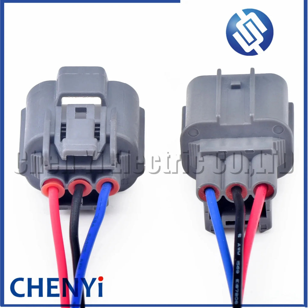 3 Pin Auto Waterproof Connector HeadLight Leveling Device Wire harness plug 6189-0130 6181-0071 For Honda B-Series Nissan Mazda