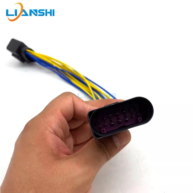 Suitable for Audi A4 A6L Q5 Q7 car xenon headlight assembly wiring harness plug and socket 14P extension wiring harness