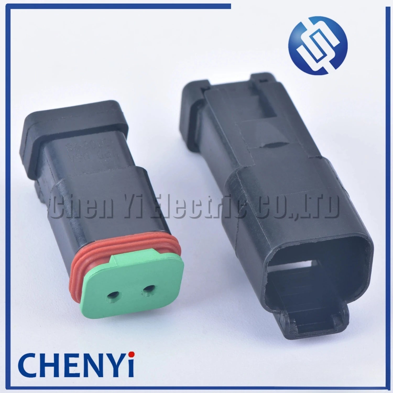 Black 2 Pin DT Series Enhanced Seal Waterproof Wire auto connector DT06-2S DT04-2P DT06-2S-E005 DT04-2P-E005 For Deutsch