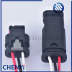 3 Pin PDC Parking Sensor Plug Connector For PASSAT A1 A3 A4 A6 A7 Q5 Q7 R8 4F0973703 1718653-1 4F0 973 703 With 15cm wire