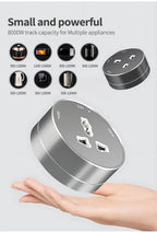 Power Track Home Appliances Universal Socket Electric Plug Adapter With USB,Wall Mount Power Strip with Removable Outlet Adapter