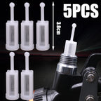 Car Paint Spray Gun Filter Replaceable Nylon Fine Mesh Filters Anti Clogging Paint Feed Nozzle for Automotive Detailing Graffiti