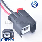 2 Pin female auto waterproof connector Fuel injector front wheel ABS sensor plug for Buick Chevrolet with 15 cm wires For EV6