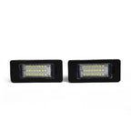 2pcs 24LED License Plate Number Light For BMW E90 M3 E92 E70 E39 F30 E60 E61 E93 Car Products License Plate Lights