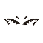 Car Antenna Shark Mouth Styling Stickers Fashion Reflective Vinyl Decals Shark Fin Antenna Decoration Sticker Accessories Tools