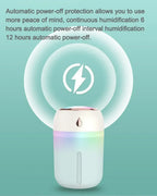 USB Humidifier Atomizer Aroma Oil Diffuser Mute 220 Ml Air Humidifier with Night Lamp for Car Bedroom Cool Mist Sprayer Amagi