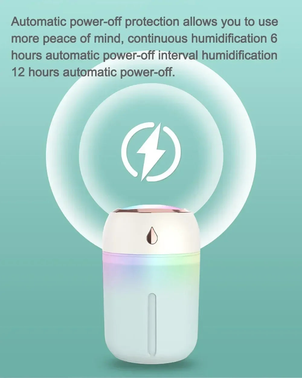 USB Humidifier Atomizer Aroma Oil Diffuser Mute 220 Ml Air Humidifier with Night Lamp for Car Bedroom Cool Mist Sprayer Amagi