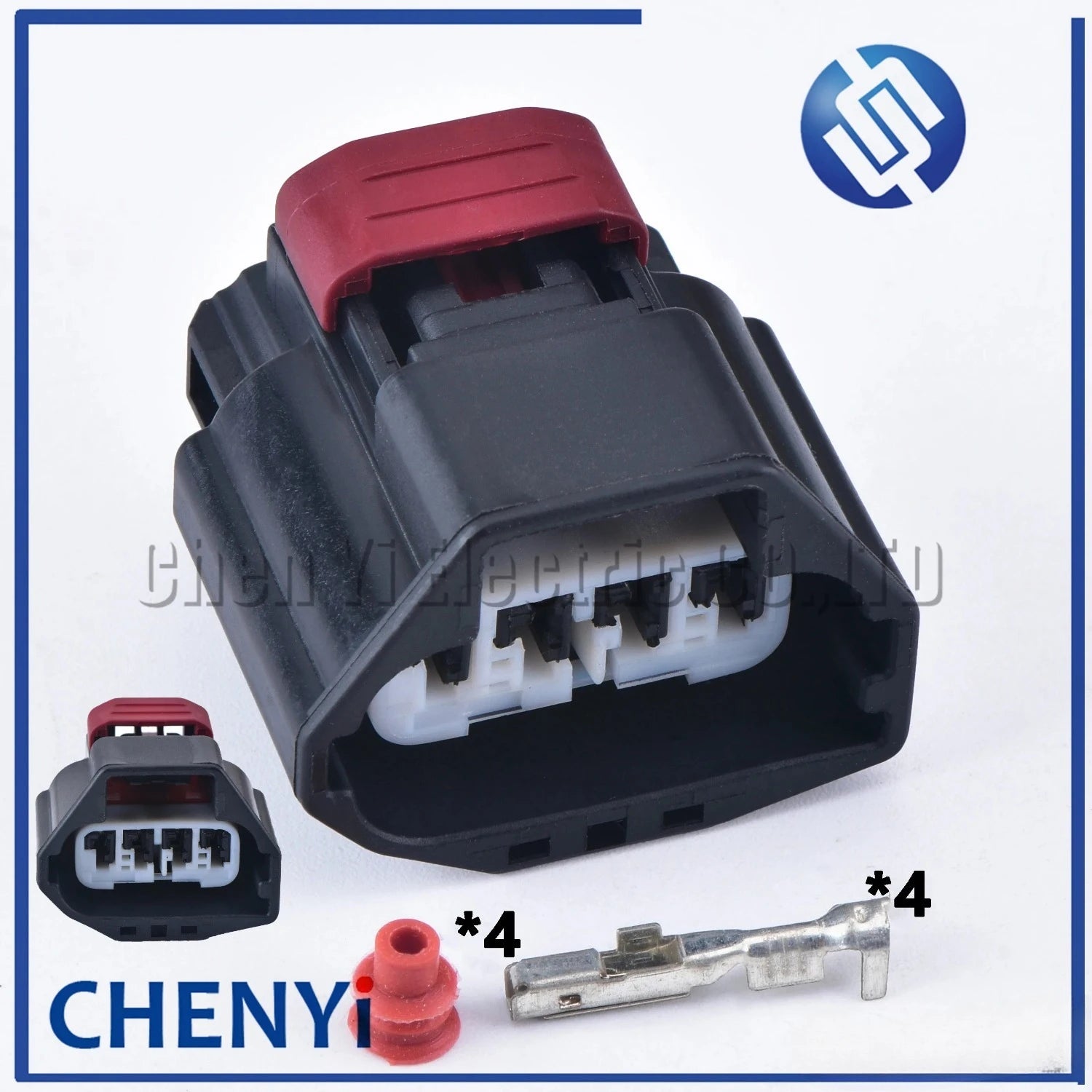 1 set 4 Pin auto waterproof ETC Throttle Control connector intake air pressure sensor socket 7283-5885-30 for ford focus mondeo