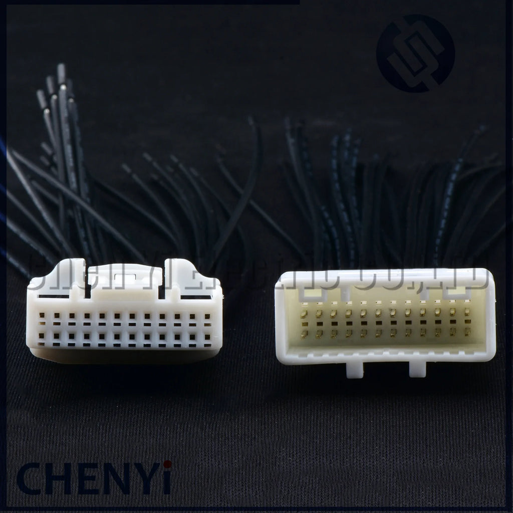 24 Pin Automotive Audio Navigation host Connector Socket Wire harness Plug 1473413-1 1376103-1 1318917-1 For Toyota Nissan Buick
