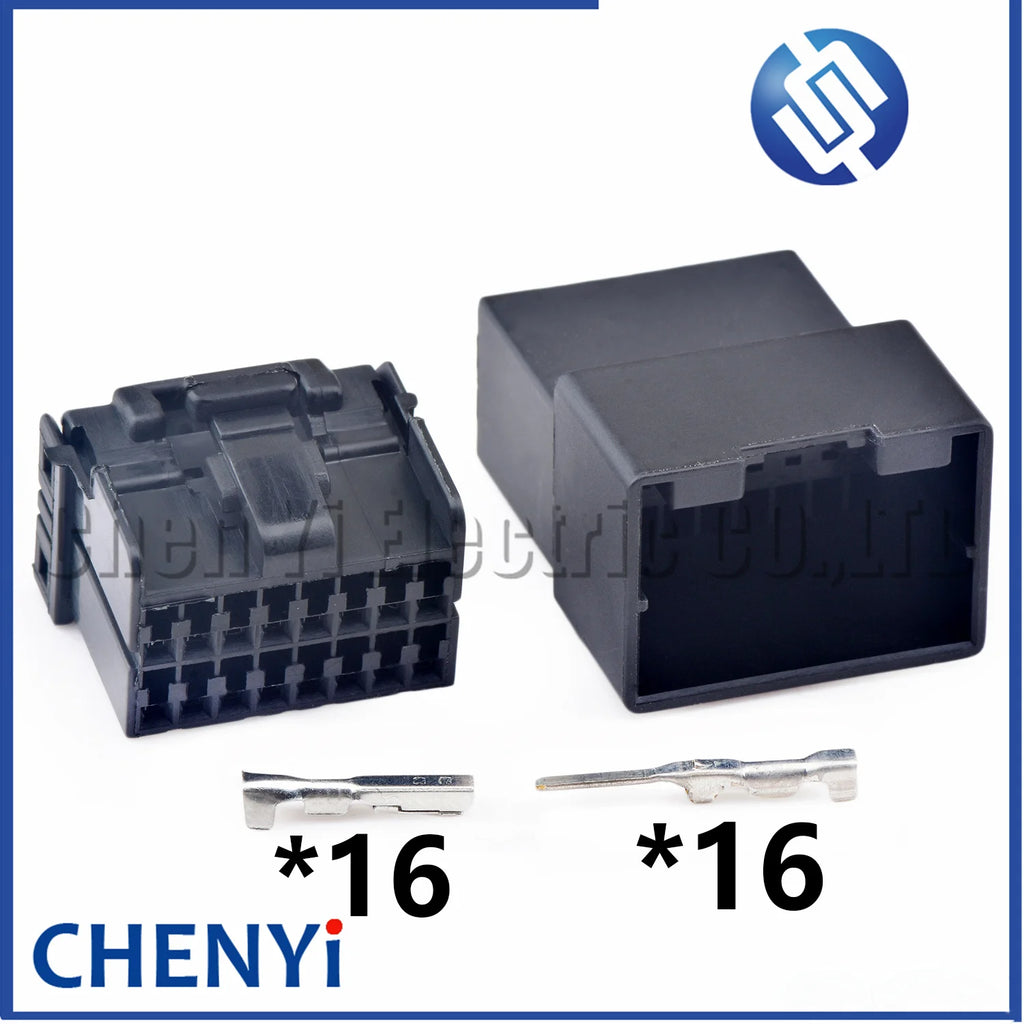 16 Pin Automotive dashboard connector Insurance box BCM module plug 174046-2 776178-2 Socket with Pins For truck FXM370