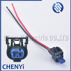 2 Pin female male Auto Waterproof Connector fuel flap plug number plate light plug 13806231 F495100 For Ford Ranger F150