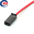 1 Pin Connector Unsealed 6.3mm Female Connector Cable Plug Motorcycle Electrical Harnesses Wiring Harness 180905-5