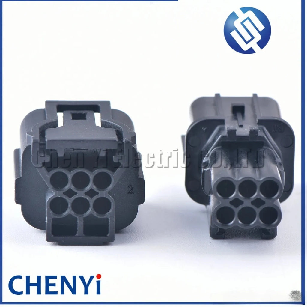 6 Pin Auto Waterproof Socket Car taillights Wire Harness Connector Front bumper radar plug HP281-06020 HP285-06021 HP291-06040