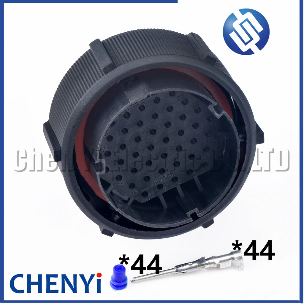 44 Pin Auto waterproof connector Truck engine frame chassis harness plug 929661 929659 828895-1 For Delong F3000 M3000 X3000 J6