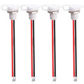 USB-C Waterproof Female Socket with LED Indicator – 2-Pin Pigtail for Car RV Motorcycle Boat
