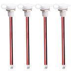 USB-C Waterproof Female Socket with LED Indicator – 2-Pin Pigtail for Car RV Motorcycle Boat