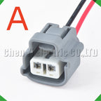 2 Pin Automotive Fog Socket Lamp Plug Turn Signal Light Connector 6189-0175 90980-11019...